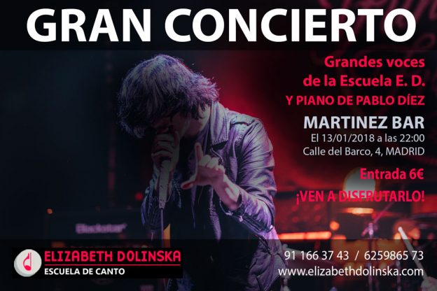 Concierto de canto en madrid