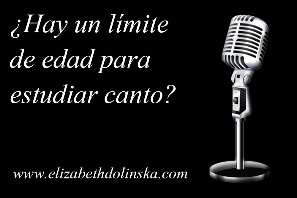 Limite de edad para aprender a cantar