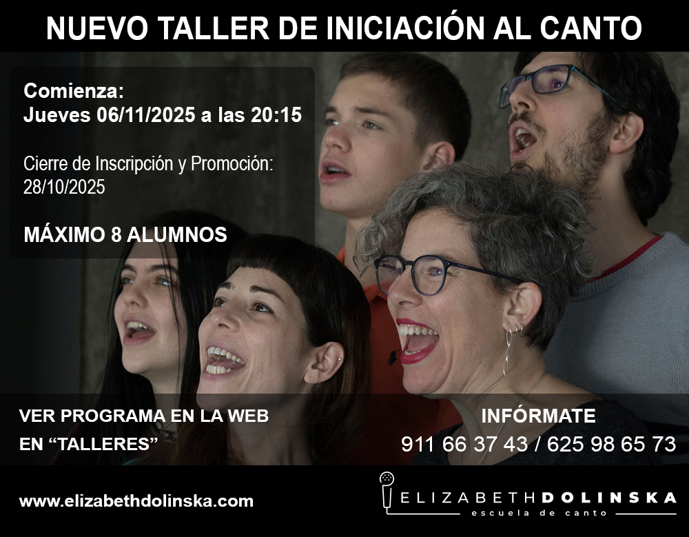 Taller de iniciación al canto