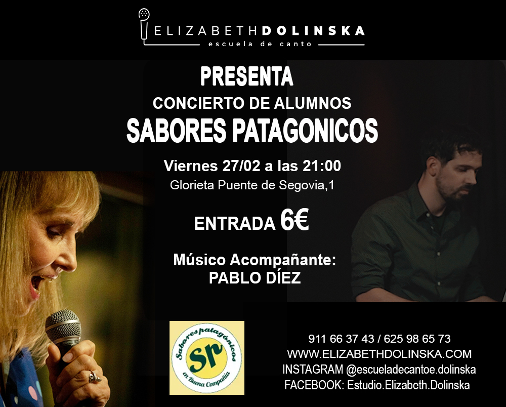 concierto alumnos de la escuela de canto en madrid Elizabeth Dolinska